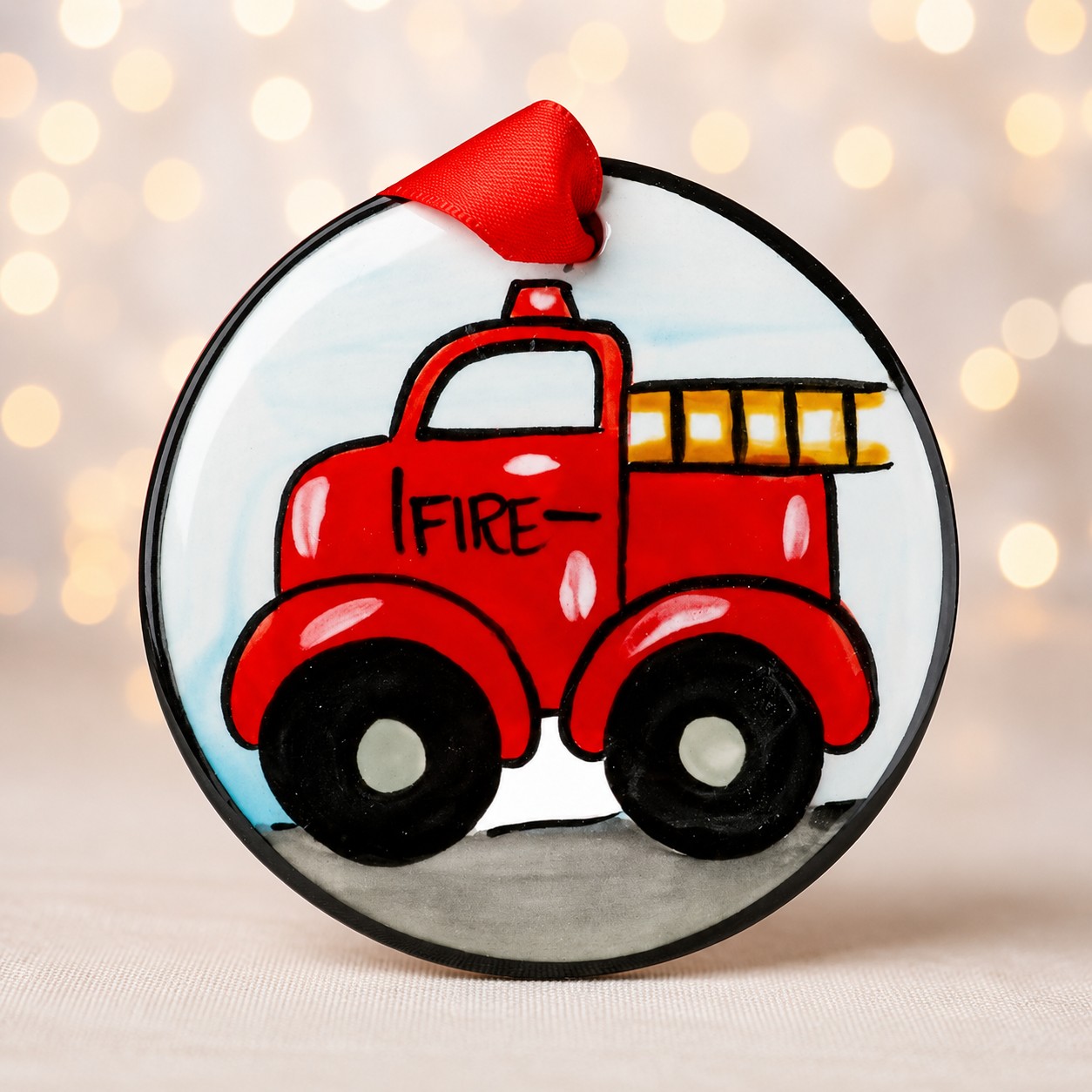 Fire Truck Ornament